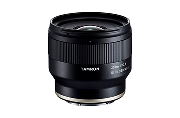Nuevo objetivo gran angular de Tamron: 20mm F/2.8 Di III OSD M1:2